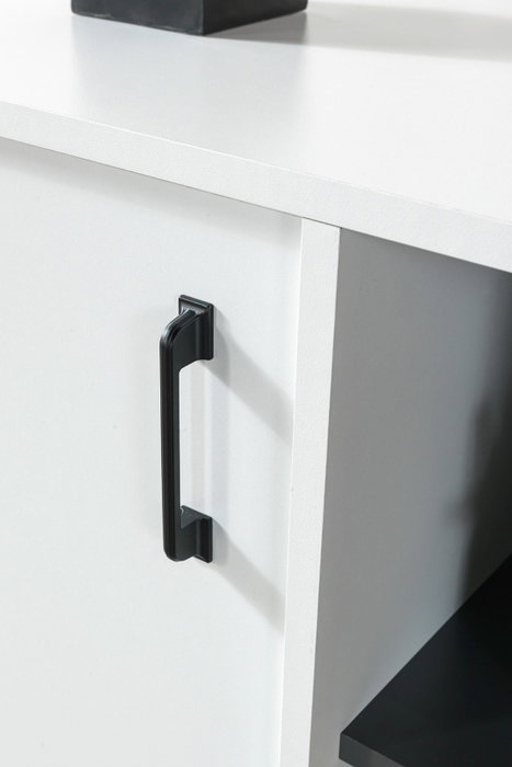 Hanah Home Şile 4112 Consola Blanco y Antracita